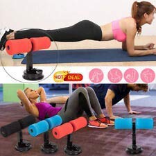 Pravyta Sit-Up Bar Home Fitness Equipment Sit-ups and Push-ups Assistant Device Lose Weight Gym Workout Abdominal curl Leg Muscle Training Exercise with Suction Cup