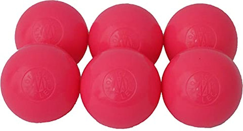 Image of Mylec Cold Weather Hockey Balls, (Pack of 6) Pink