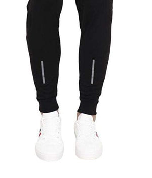 FINZ Men's Slim Fit Track pants(JOGER-NK1-M_Black_Medium)