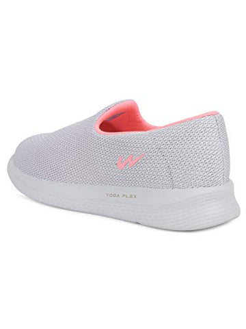 Image of Campus Women's Zoe Plus L.Gry/B.Pink Running Shoes -4 UK/India