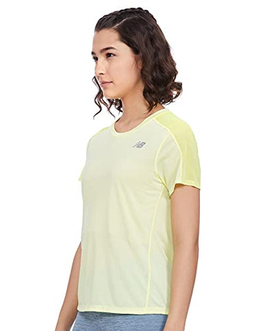 Image of new balance Women's Relaxed T-Shirt (WT01234S) Yellow