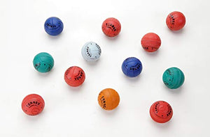 TENNEX Rubber Cricket Ball, (Multicolour)
