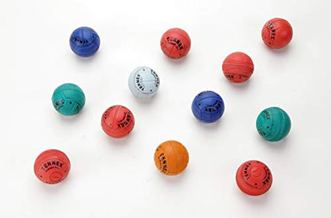 Image of TENNEX Rubber Cricket Ball, (Multicolour)