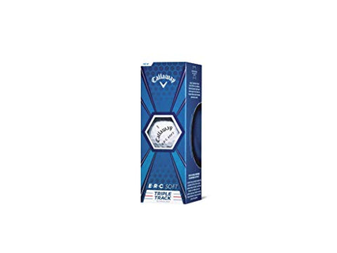 Image of Callaway Golf ERC Soft Triple Track Golf Balls, (One Dozen), Yellow