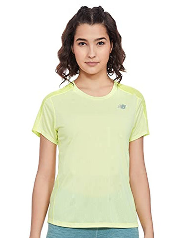 Image of new balance Women's Relaxed T-Shirt (WT01234S) Yellow