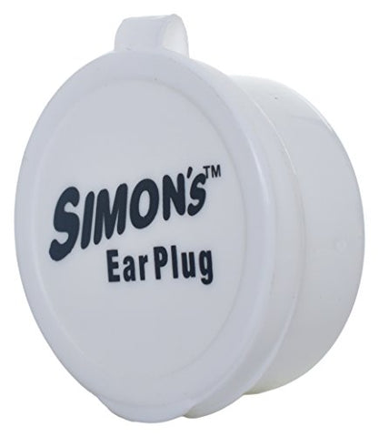 Image of Simon's Swimwell Reusable Silicone Earplugs (2 Pairs, Orange)