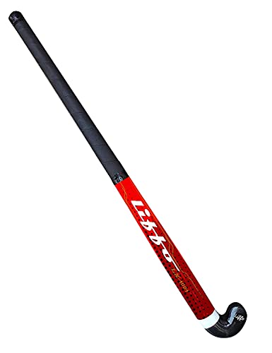 Liffo® LX-1001 Solid Wooden Hockey Sticks for Men and Women Practice and Beginner Level (L-36 Inch)