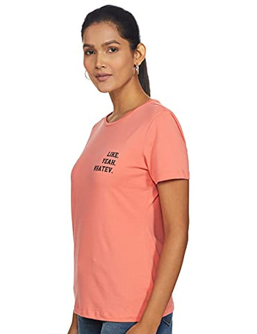 Image of Amazon Brand - Inkast Denim Co. Women's Regular Work Utility T-Shirt (PAG106A_Blush & Pink & Blue S)