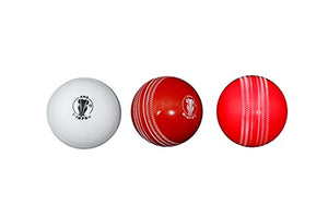 Ans Winpro Synthetic Heavy Cricket Wind Ball, Standard, (Multicolour)