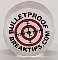 Bulletproof Break Tips, Finally, a Break/Jump tip That is Clearly Superior to All The Other Options on The Market! More Powerful Than Phenolic! Jump with Spin and Draw! (3 Pack) Free Patch & Sticker