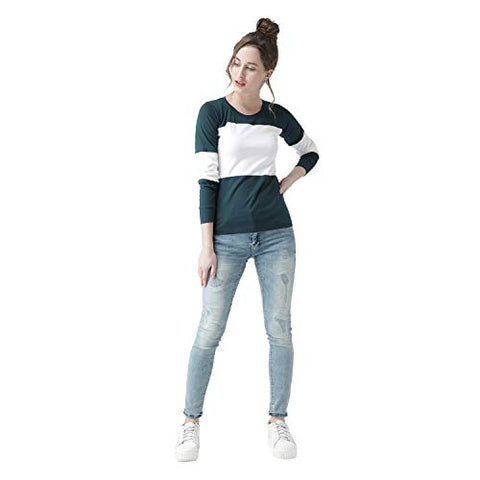 Image of THE DRY STATE Women's Slim Fit T-Shirt (G2991_Multi-Coloured_Small)