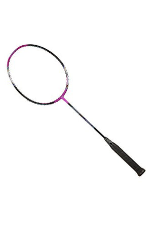 Victor Arrow Power 990 G5 Graphite Strung Tension Upto 33lbs Badminton Racket (Purple/Black, 3U)