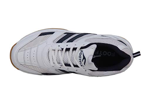 Unisex- Adult White Badminton Shoes - 9
