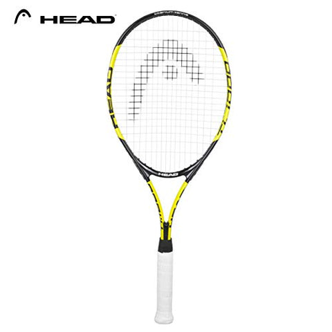 Image of HEAD Titanium 1000 Tennis Racquet, Black/Yellow