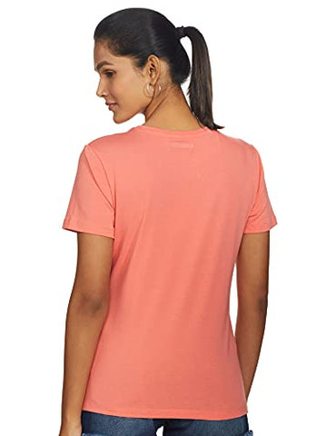 Image of Amazon Brand - Inkast Denim Co. Women's Regular Work Utility T-Shirt (PAG106A_Blush & Pink & Blue S)