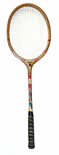 Protoner Wsg Ball Badminton wooden Racket raja with Strings