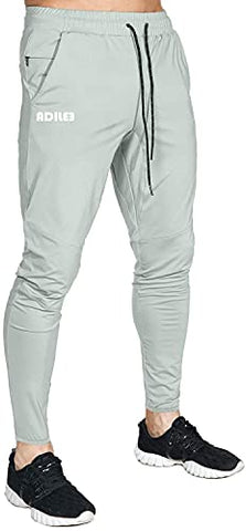 Image of ADILEE Men's Regular Fit Joggers (Jogger Pants/Light Grey/M_Light Grey_M)