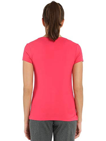 Image of Jockey Women's Plain T-Shirt (1359-0105-Ruby_XX-Large)