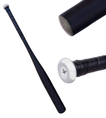 Toyshine Heavy Quality Non-Slip Alloy Steel Baseball Bat Metal Baseball Stick (80CM) with Cover,Color May Vary (SSTP)