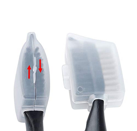 Image of XinTan Tiger Golf Club Brush Groove Cleaner with Retractable Zip-line and Aluminum Carabiner Cleaning Tools (Blue)