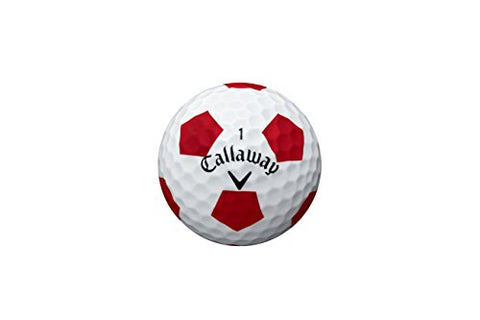 Image of Callaway Chrome Soft Golf Balls, Prior Generation, (One Dozen), White/Truvis Pattern