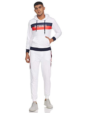 Integriti Men's TRACK SUIT (INT-TS-202-F_WHITE_XL)
