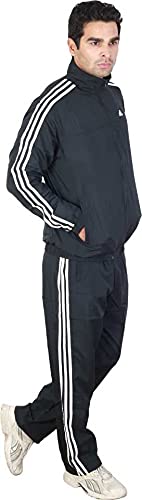 Adidas Men's Tracksuit (B47003_2XL_Black/White)