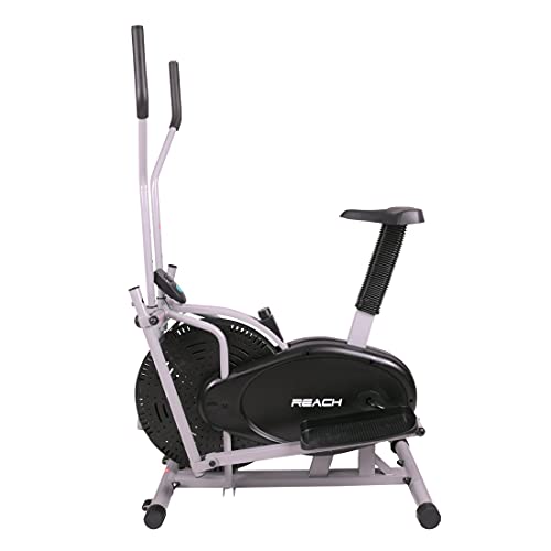Reach Orbitrek/Orbitrack Exercise Cycle and Cross Trainer | Dual Trainer 2 in 1 Home Fitness Gym Equipment | Scientifically Designed for Complete Body Workout with Minimum Pressure on Knees.