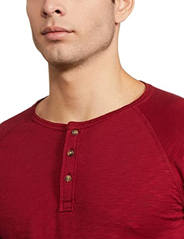 Image of Amazon Brand - Inkast Denim Co. Men's Regular T-Shirt (AZ-TS-09_Vintage Maroon 3XL)