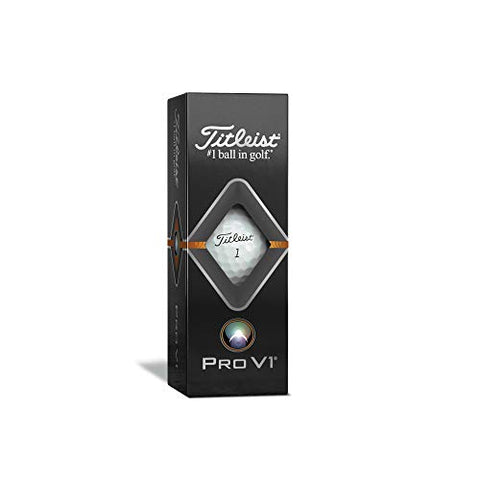 Image of Titleist Pro V1 2019 Golf Balls - White (One Dozen)