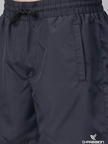D-passion Men's Regular Shorts (MS PRNT 00010 NAVY 3XL_Navy Blue_XXX-Large)