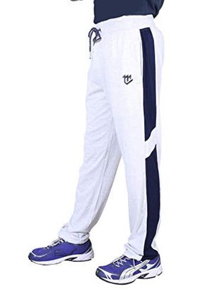 MARK LOUIIS Men's Regular Fit Track pants(ML-BSL-1101_Off-White_X-Large)