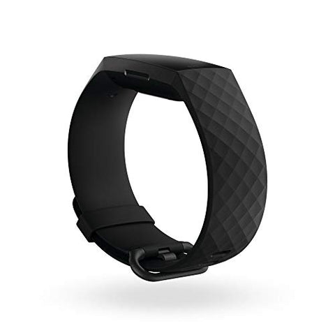Image of Fitbit Charge 4 Fitness and Activity Tracker with Built-in GPS, Heart Rate, Sleep & Swim Tracking, One Size (S & L Bands Included) (Black)