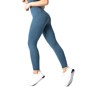 RNG EKO GREEN Women's Skinny Fit Leggings (RNG9008_Steel Blue_S)