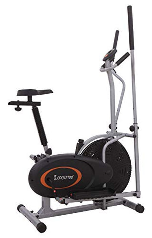 Image of Cockatoo Ob-06 Elliptical Cross Trainer, Exercise Bike(1 Year Warranty, Free Installation Assistance), Steel, Multicolour