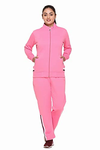 Image of PIPASA Women and Girls Sports Gym Wear Casual Track Suit For Winter (L, BABYPINK)