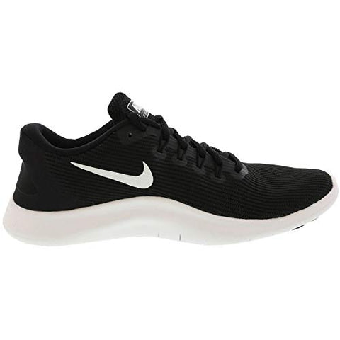 Image of Nike Women's WMNS Flex 2018 Rn White/Black Running Shoes-5 UK (7 US) (AA7408)