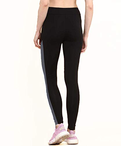 Neu Look Gym wear Leggings Ankle Length Workout Trousers, Stretchable  Striped Jeggings