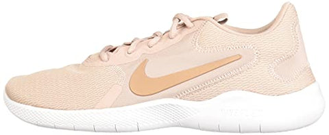 Image of Nike Women's Flex Experience Run 9 Stone Mauve/Platinum Tint/Metallic Red Bronze Shoes-7 UK (9 US) (CD0227)