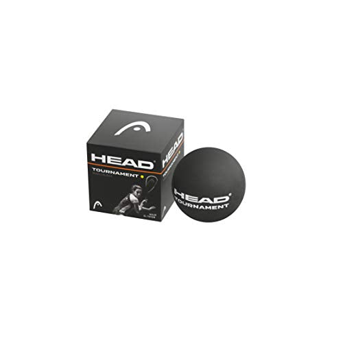 HEAD 287108 Rubber Squash Ball (Black)