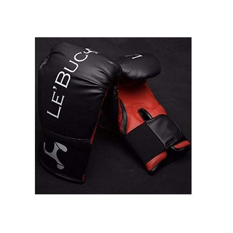 Image of Le Buckle Training Boxing Gloves 12 Oz (Black And Red)