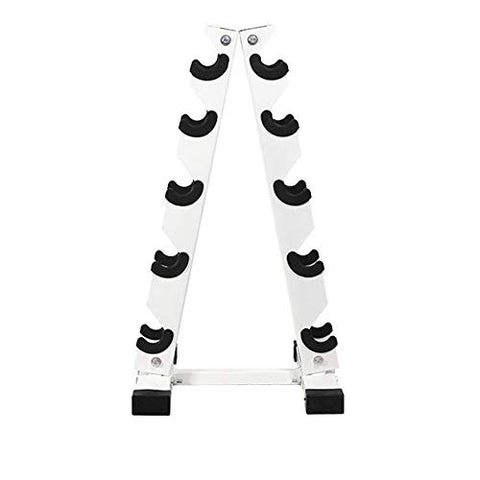 Image of HAI+ Dumbbell Storage Rack Stand Holder, Solid Steel Dumbbell Rack Holder, A-Frame 3 Tier Weight Dumbbell Storage Racks, Free Weights Dumbbells Set for Home Gym Exercise (5 Tier)