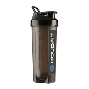 Boldfit Gym Typhoon Shaker Bottle 650Ml, Ideal for Protein (Black)