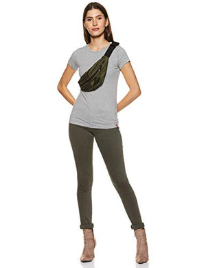 ONN Women Pack of 1 Grey Melange T-Shirt -M (ONN_OA742_GM_1PC)