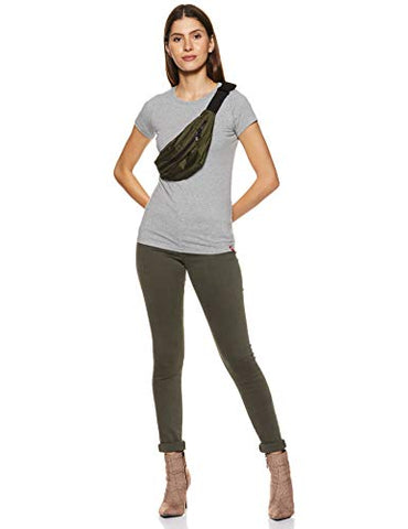 Image of ONN Women Pack of 1 Grey Melange T-Shirt -M (ONN_OA742_GM_1PC)