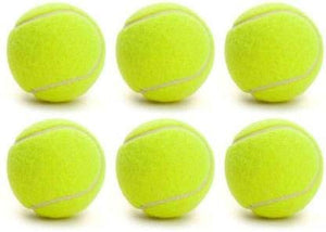 Krozen Light Weight Tennis Ball Pack of 6 (Nylon, Yellow)