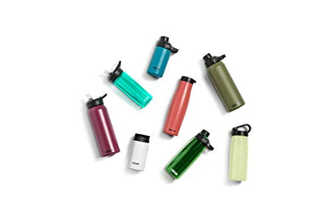 Image of CamelBak Chute Mag Water Bottle 20oz, Insulated Stainless Steel, Black (600ml)
