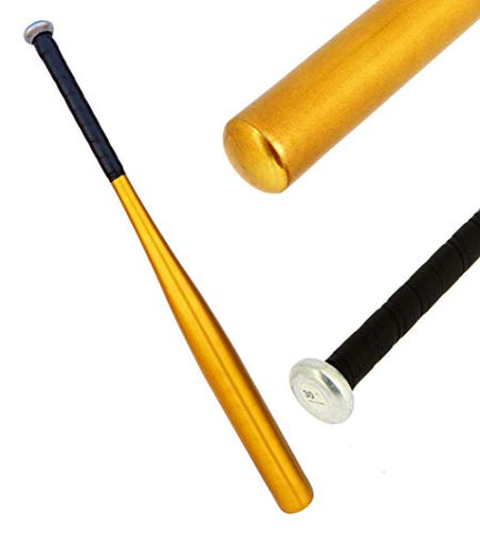 Image of Toyshine Heavy Quality Non-Slip Alloy Steel Baseball Bat Metal Baseball Stick (80CM) with Cover,Color May Vary (SSTP)