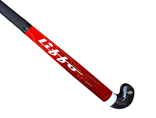 Liffo® LX-1001 Solid Wooden Hockey Sticks for Men and Women Practice and Beginner Level (L-36 Inch)