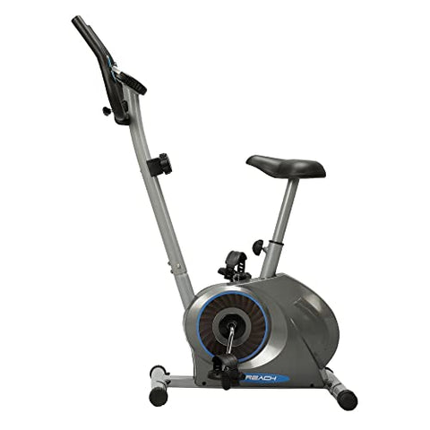 Image of Reach B-200 Magnetic Exercise Cycle for Home Gym | Upright Stationary Exercise Bike for Cardio and Fitness Workout | Adjustable Magnetic Resistance with 4kg Flywheel and Cushioned Seat | Max User Weight 100Kg